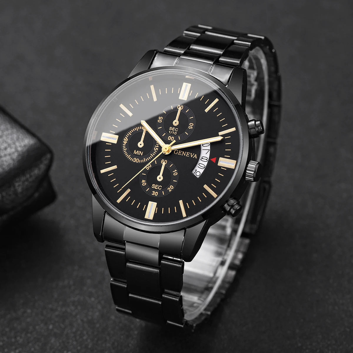 Montre Homme Business Luxury - Quartz Calendrier Élégant