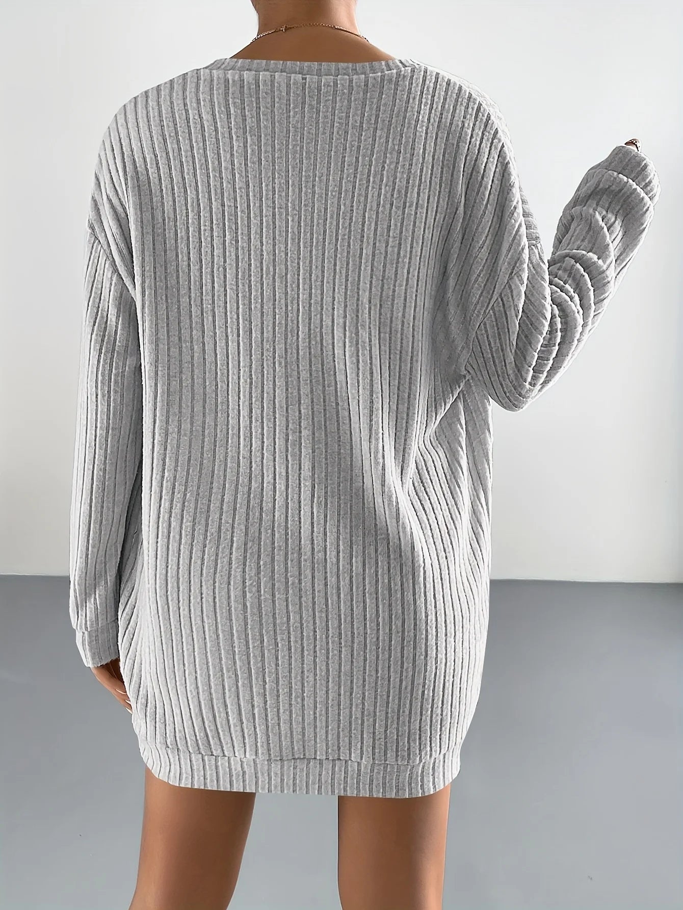 Ensemble 3 Pièces Côtelé Femme - Top Tube + Short + Cardigan Manches Longues