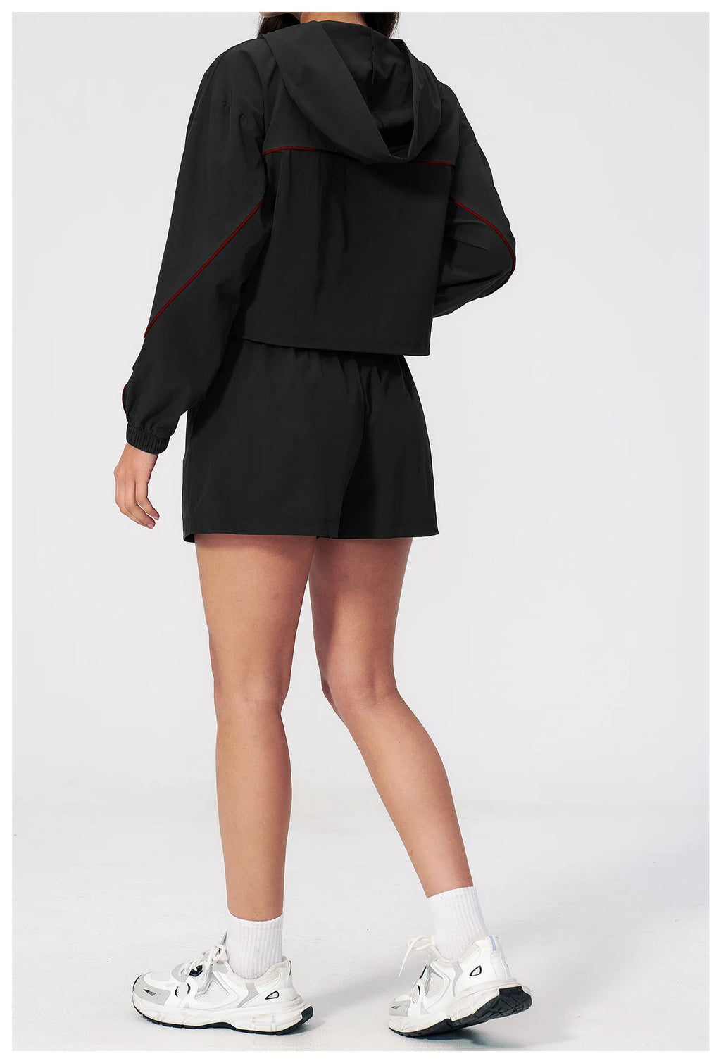 Ensemble Sport Femme – Veste Zippée Anti-UV & Legging Yoga, Running & Cyclisme