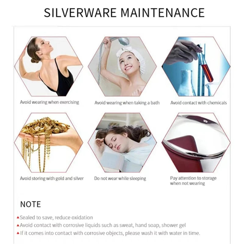 Collier Femme Argent 925 Or 18K Zircon 6mm - Clavicule Mariage Polyvalent