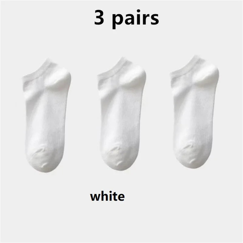 Chaussettes Invisibles Basses Mixte - Lot 1/3/5/10 Paires Silicone Été