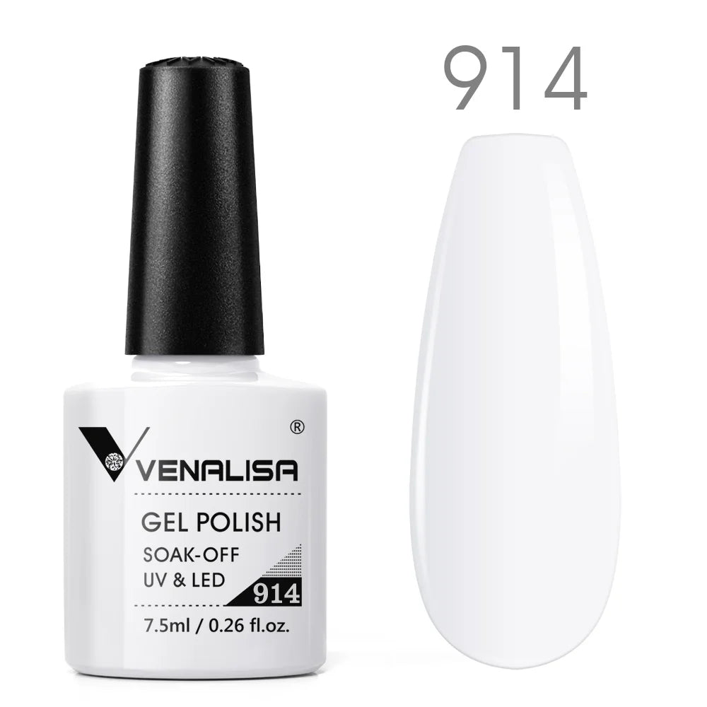 Vernis Gel Ongles Paillettes Réfléchissantes VENALISA - Néon Couverture Complète UV Manucure Nail Art