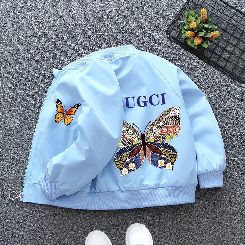 Veste Simili Cuir Fille - Blouson Col Revers Automne Hiver