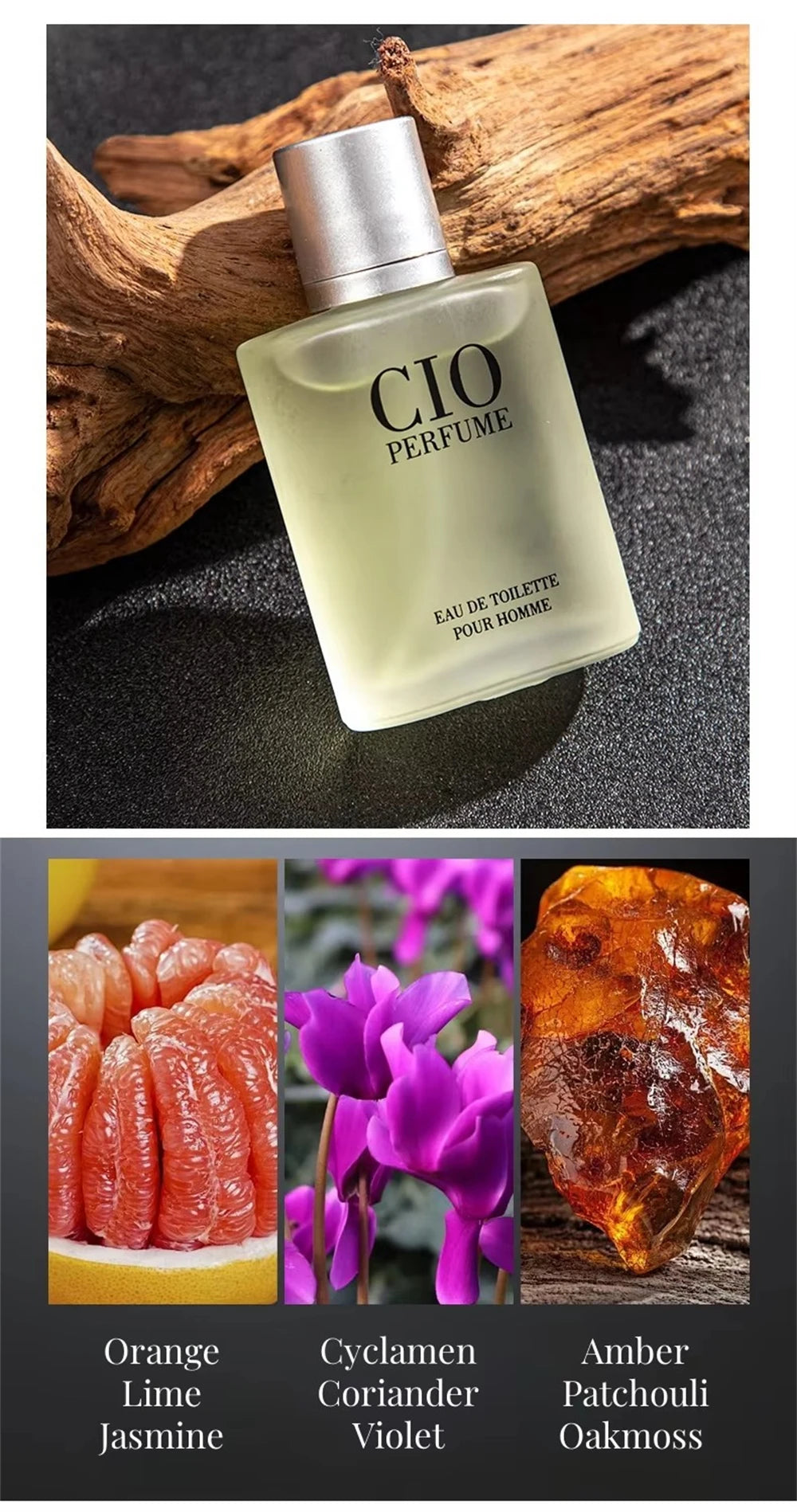 Coffret Parfum Homme Luxe 4x120ml - Eau de Cologne Florale Végétale Masculin Cadeau Élégant