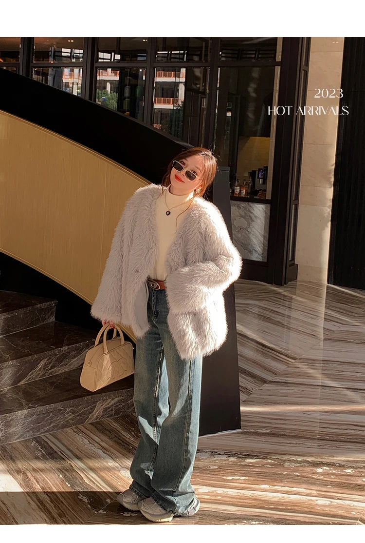 Pull Col Roulé Femme Hiver 2025 - Doublure Velours Épais Thermique Rétro