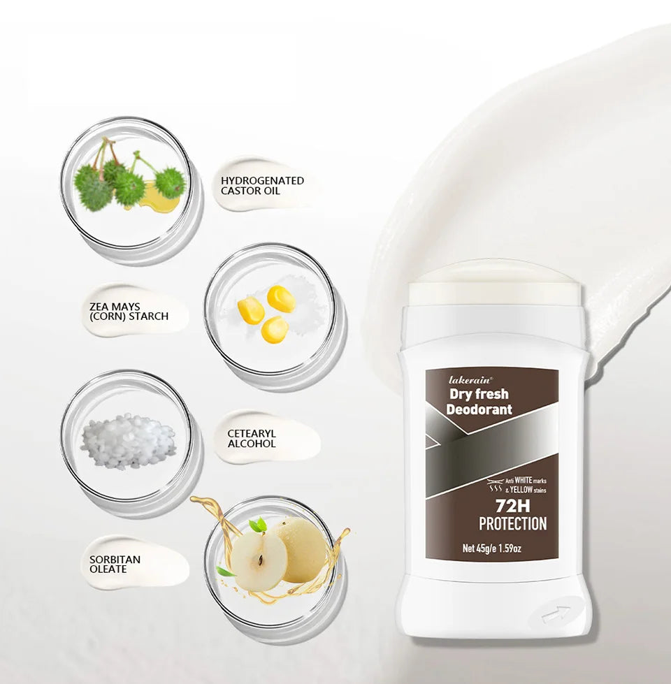 Crème Déodorante Homme Corps Complet - Anti-Odeur Aisselles Longue Durée