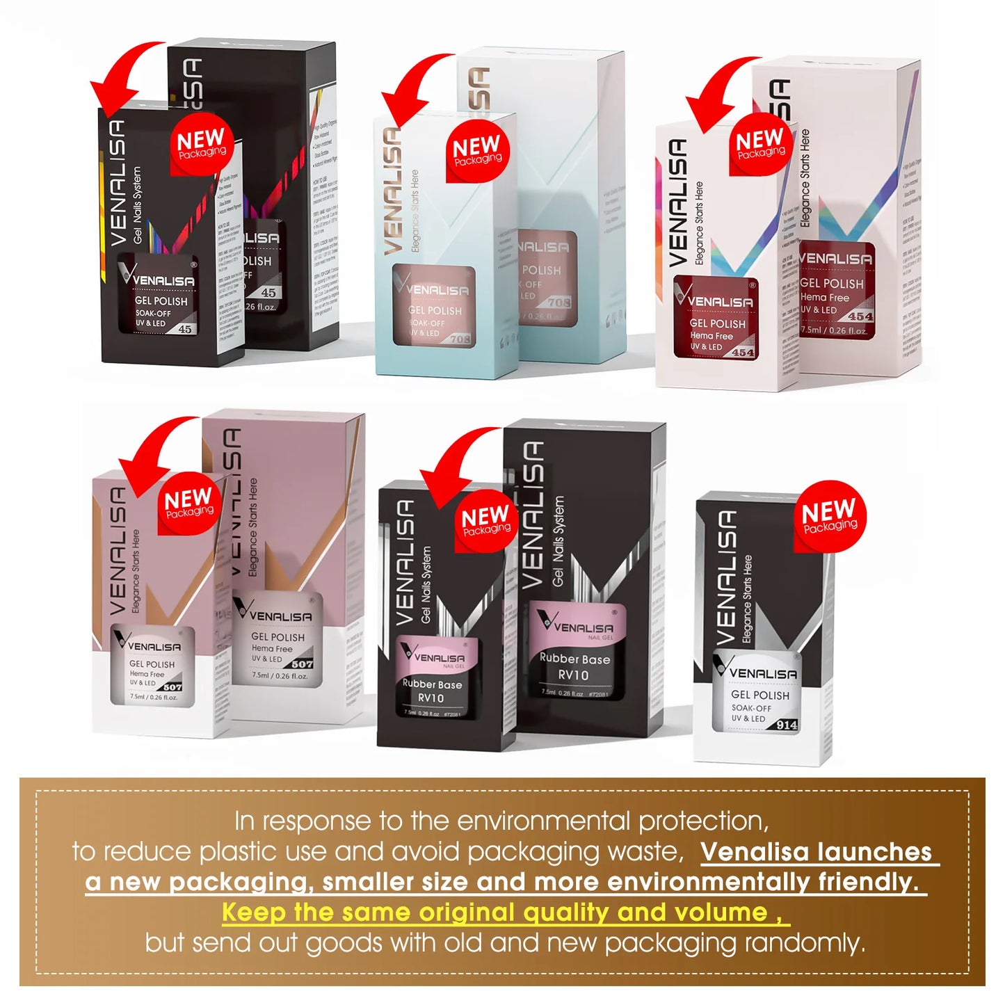 Vernis Gel Ongles Paillettes Réfléchissantes VENALISA - Néon Couverture Complète UV Manucure Nail Art