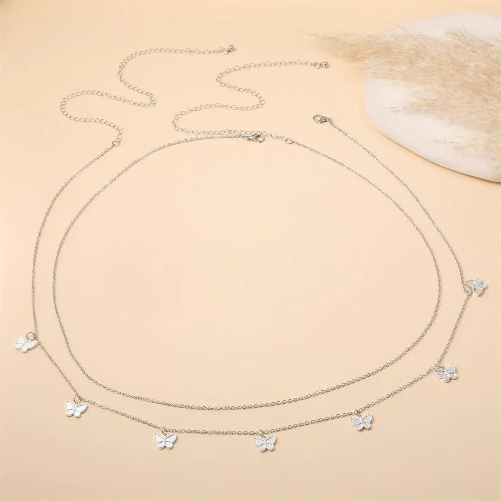 Chaîne Taille Papillon Rétro Femme - Belly Chain Sexy Simple Plage Été Vacances