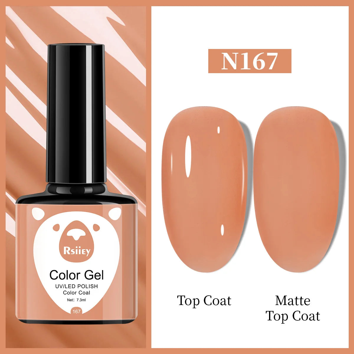 Vernis Gel Blanc Manucure Française 7.3ml - Semi-Permanent UV Base Top Coat Hiver Nail Art