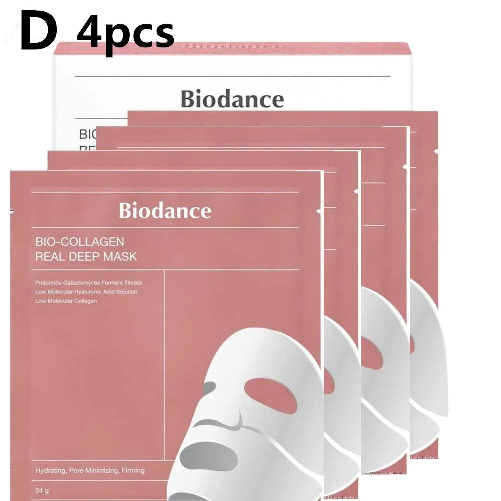 Masque Visage Hydratant Collagène - Hydrate Nourrit Illumine Raffermit Retient l'Eau Soin Peau Profond