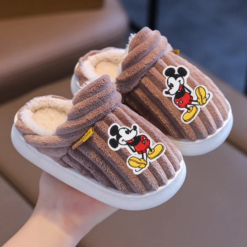 Chaussons Mickey Mouse Enfant Coton Hiver