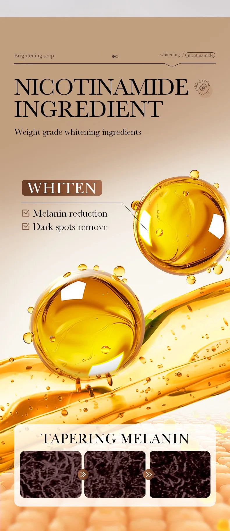 Savon Visage SADOER Niacinamide Arbutine - Hydratant Éclaircissant Nettoyage Profond Corps Mousse Artisanal