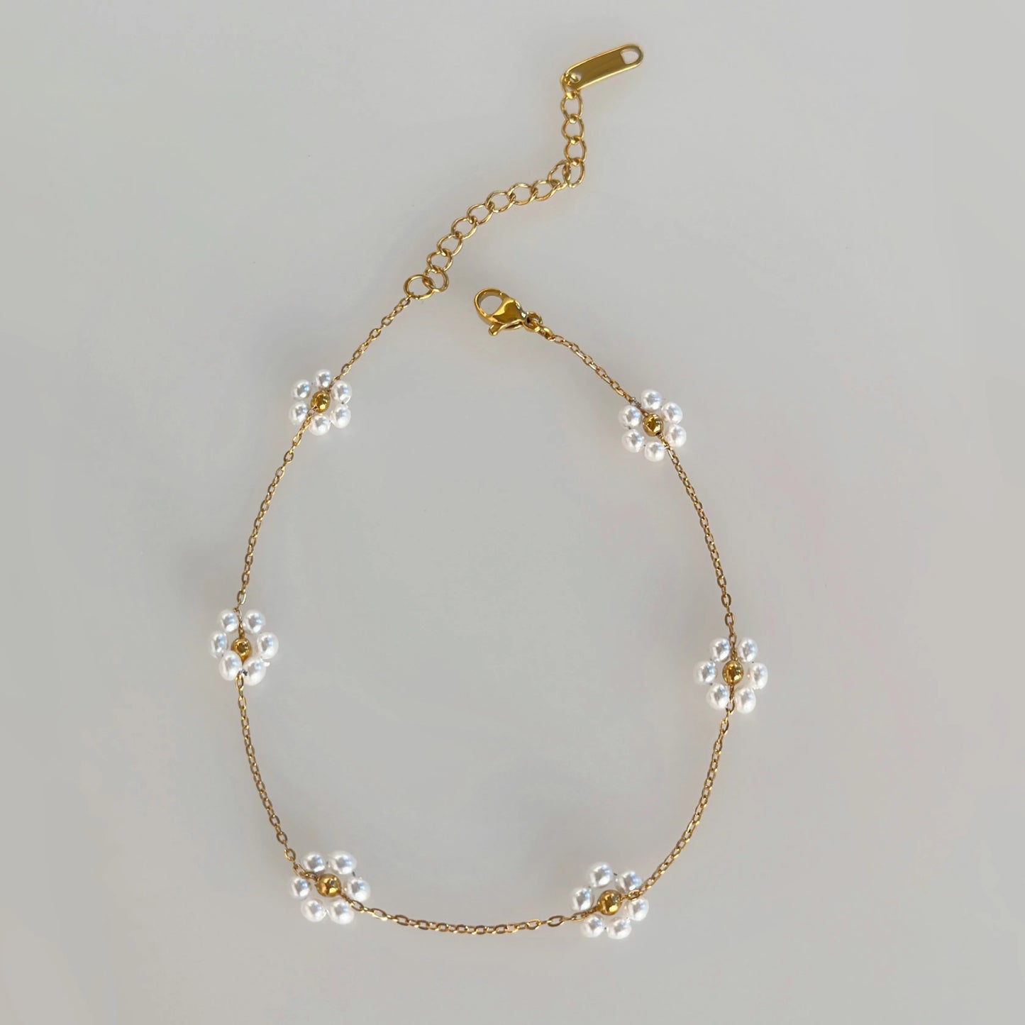 Set Bracelet Collier Femme Bohème Perles Zircon - Acier Inoxydable Waterproof Cadeau