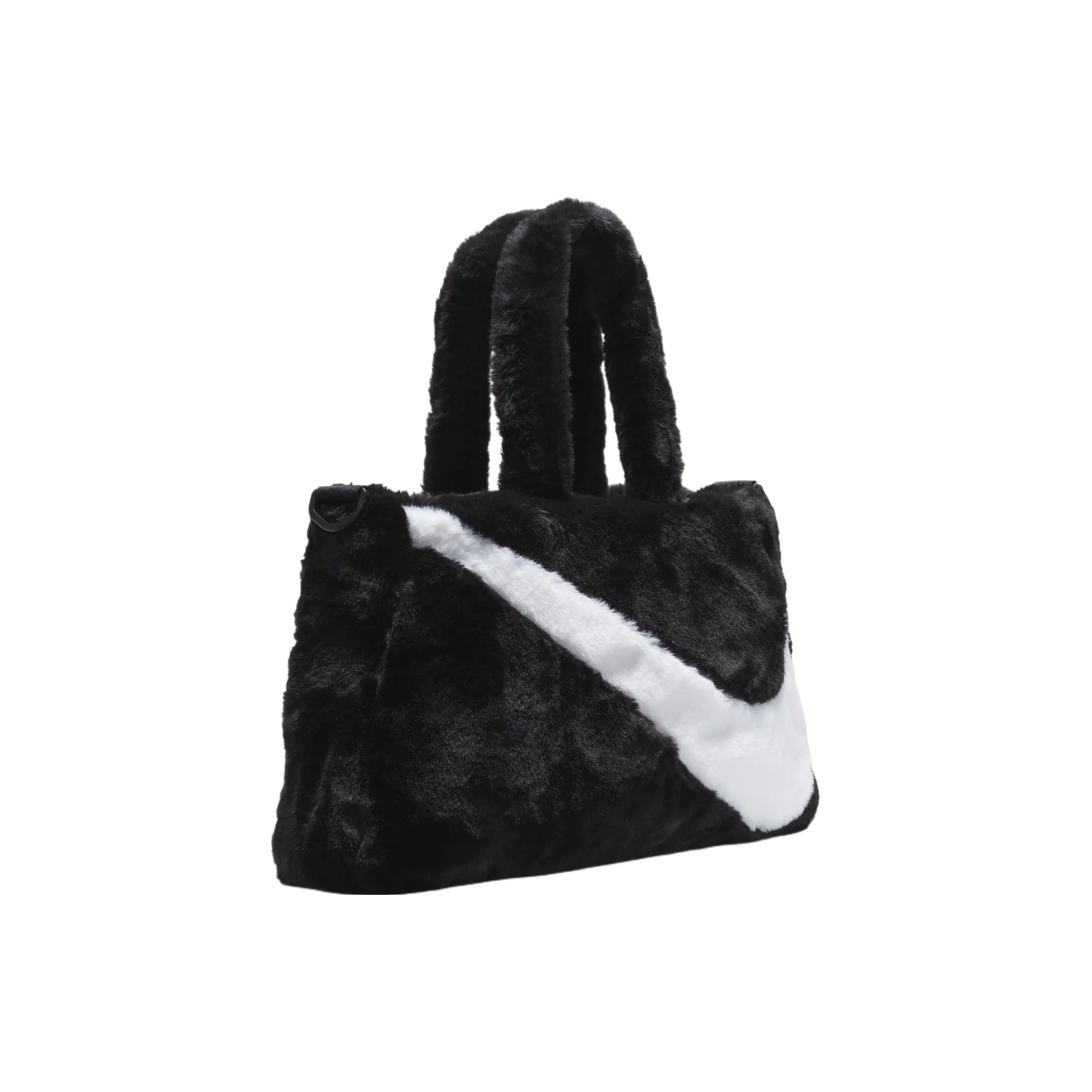 Tote Bag Nike Sportswear Faux Fur 10L Unisexe – Fourrure Synthétique Noire | FB3050-010