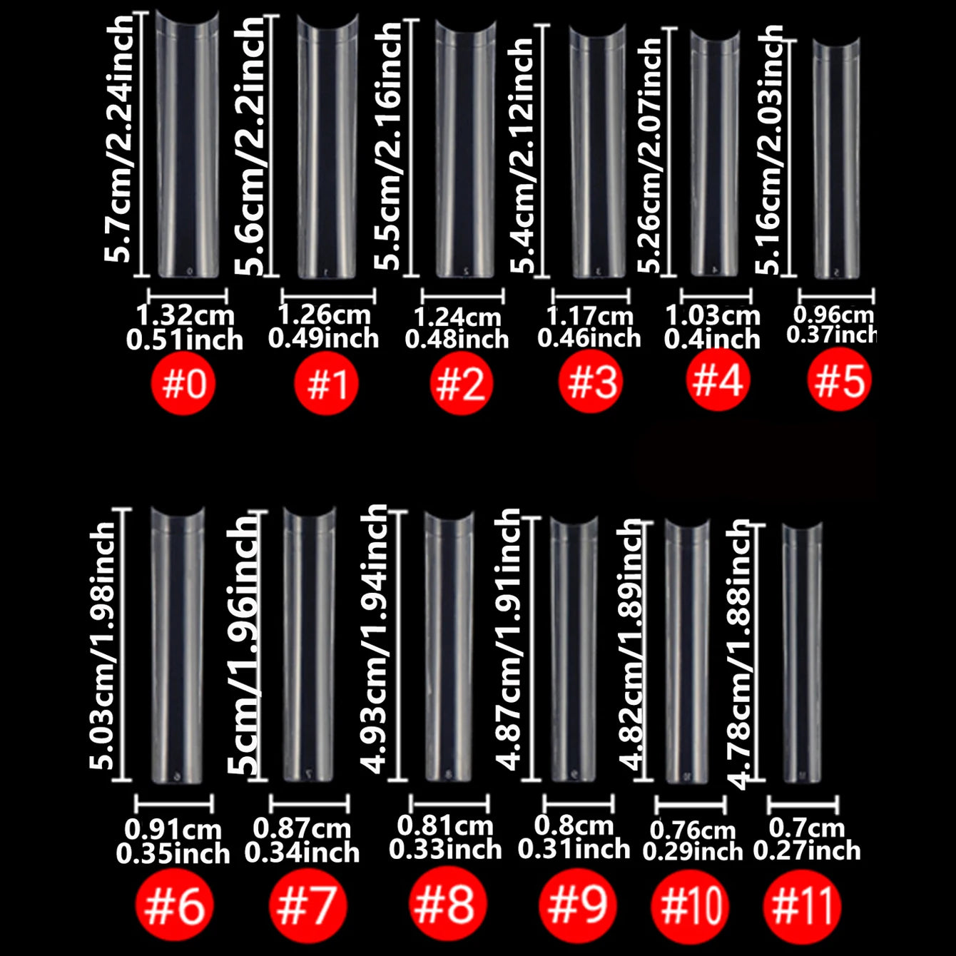 Lot 240pcs Capsules Ongles Amande Courtes - Gel Doux Pré-Formées Acrylique Semi-Mat Couverture Complète Transparent Gelly Press On