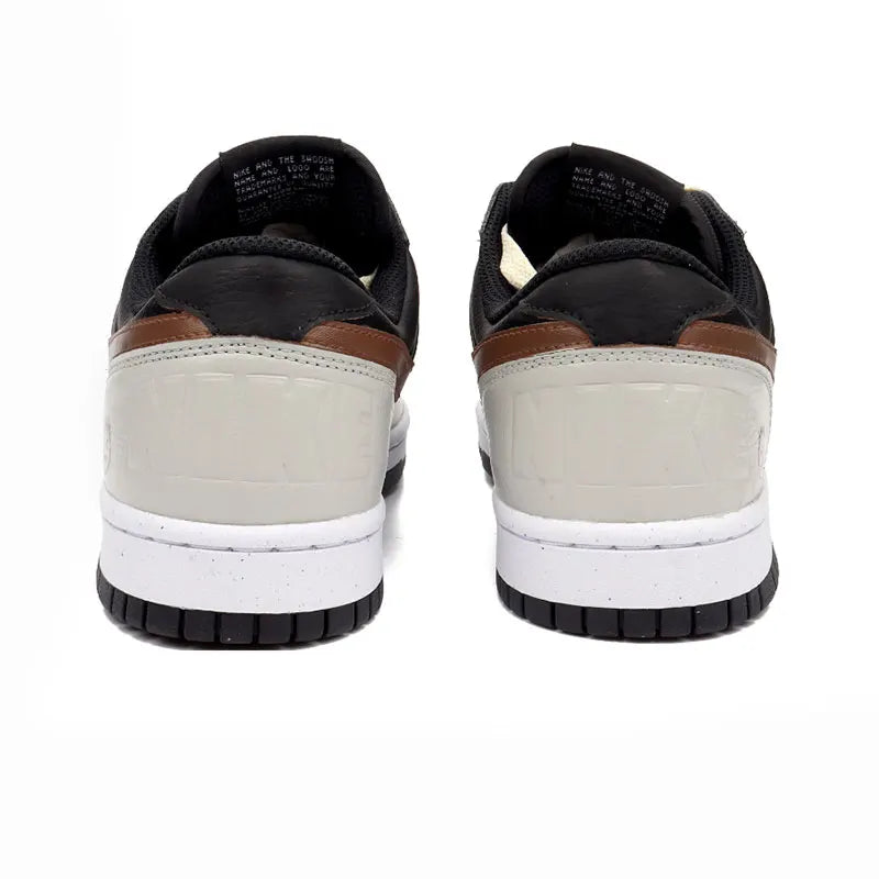 Nike Big Custom – Baskets Homme Graffiti Peint à la Main Style Maillard Moka