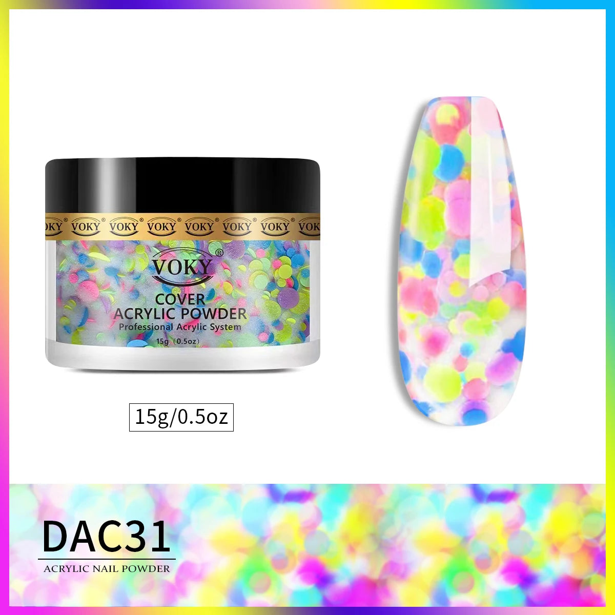 Poudre Acrylique Professionnelle Ongles - À Utiliser avec Liquide Monomère Acrylique Extension Manucure Nail Art