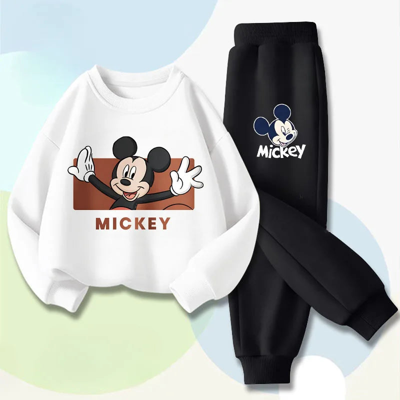 Ensemble 2 Pièces Garçon Disney Mickey - Sweat + Pantalon Sportswear - Printemps Automne