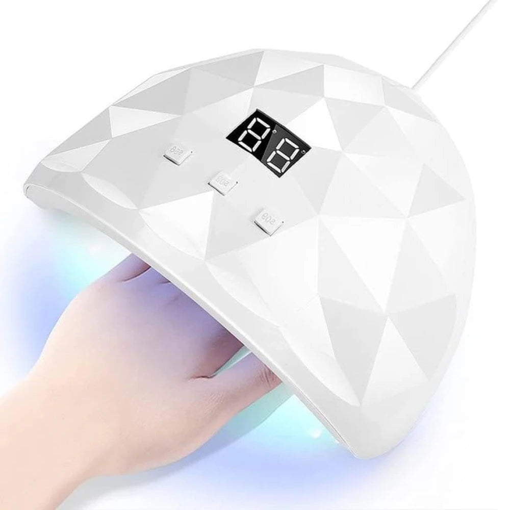 Lampe UV LED Ongles LULAA - Séchage Gel Polish 3 Modes Minuterie Détection Automatique Maison Salon