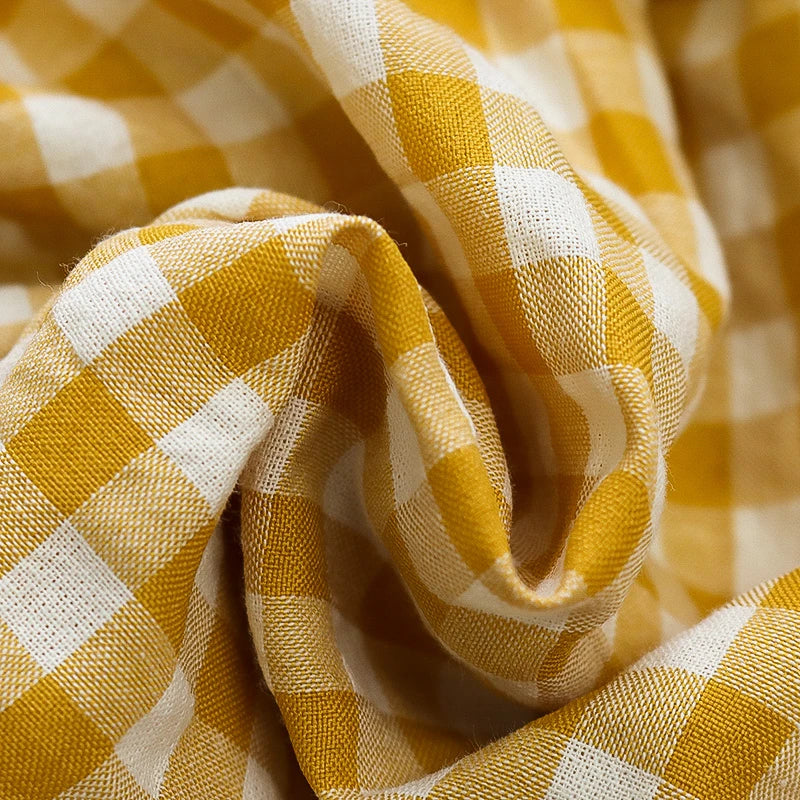 Ensemble Bébé Fille Anniversaire - Robe Carreaux Nœud + Chapeau 2 Pièces 0-3 Ans Été