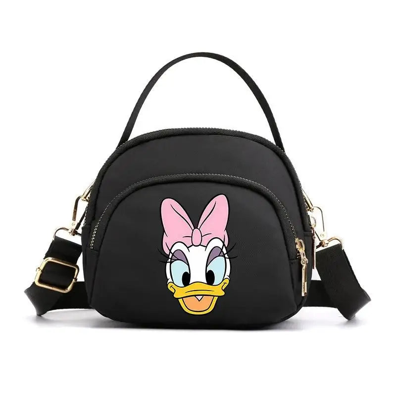Sac à Bandoulière Disney Mickey Mouse fille- Grand Sac Cartoon Imprimé Crossbody Capacité