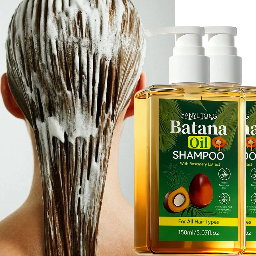 Shampooing et Après-Shampooing Huile Batana Bio - Soin Cheveux Abîmés Nourrissant | Anti-Chute Antipelliculaire