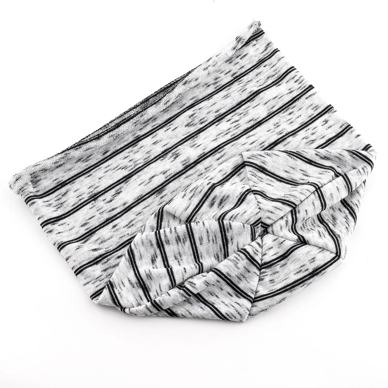 Bonnet Slouchy Rayé Élastique Mixte - Tricot Léger Printemps Automne Grande Tête