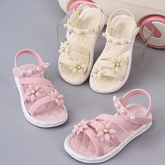 Sandales Fille Été Écologiques - Chaussures Princesse Élégantes Mode Enfant