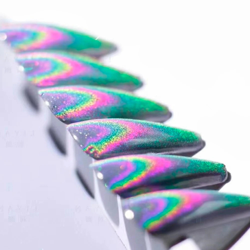 Poudre Ongles Holographique 0.2g Laser Chrome Aurora Sirène Pigment Poudre Poussière Manucure Nail Art Décorations