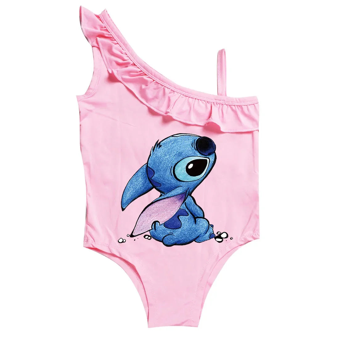 Maillot de Bain Fille Lilo & Stitch Une Pièce - Princesse Stitch 3-10 ans