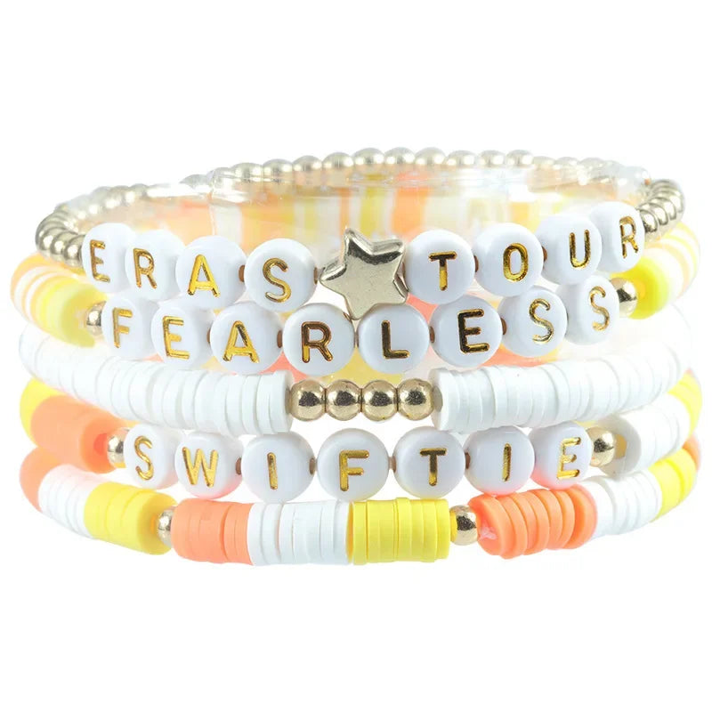 Bracelet Taylor Swift 1989 Lover - Bohème Lettres Fait Main Cadeau Fans