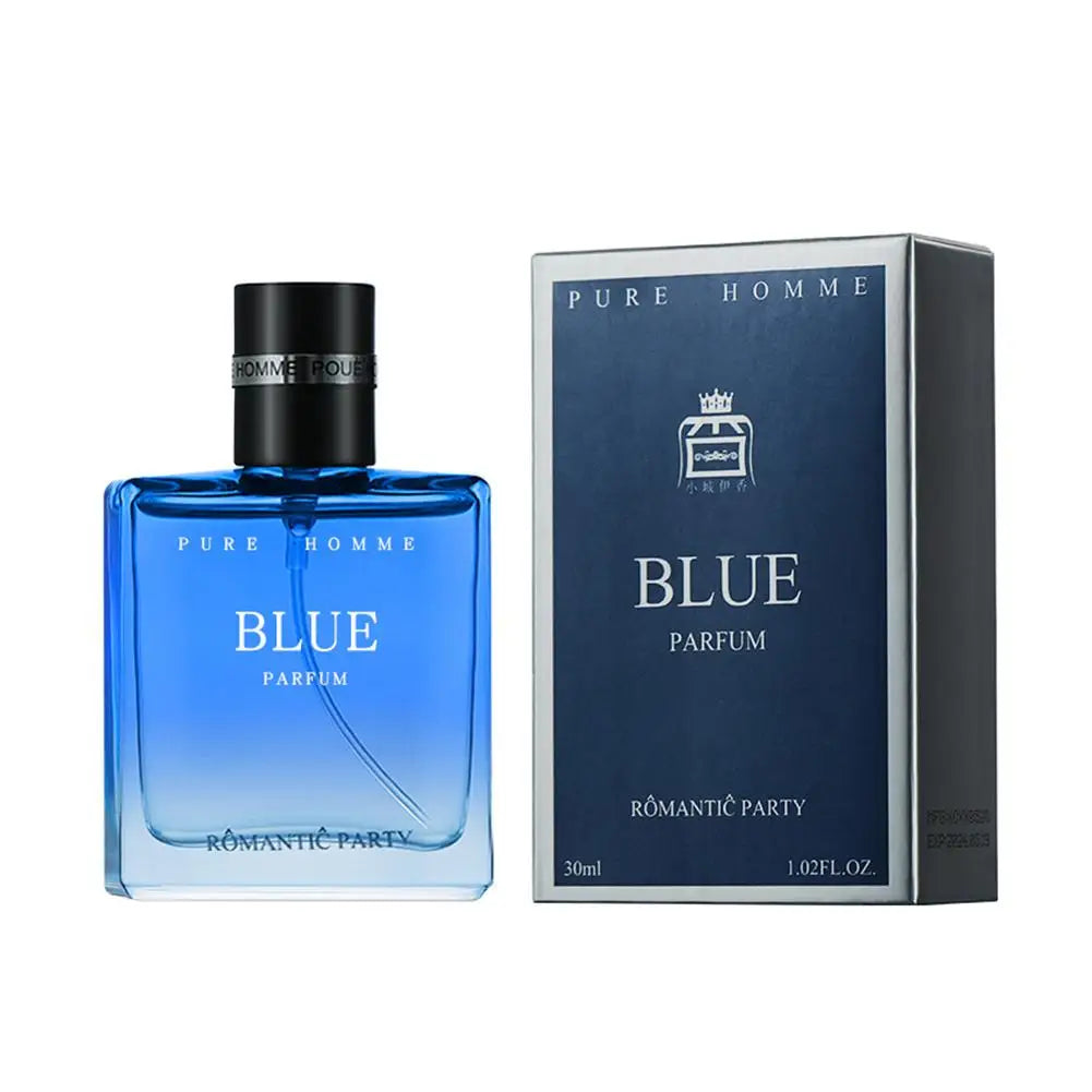 Eau de Cologne Homme Azure Marine 30ml - Agrumes Frais Notes Marines Longue Tenue Charme Romantique