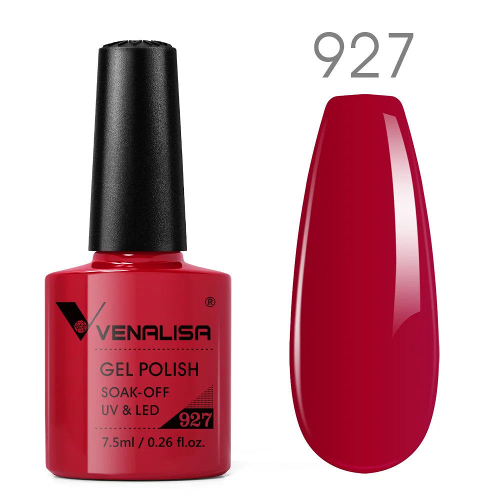 Vernis Gel Ongles Paillettes Réfléchissantes VENALISA - Néon Couverture Complète UV Manucure Nail Art