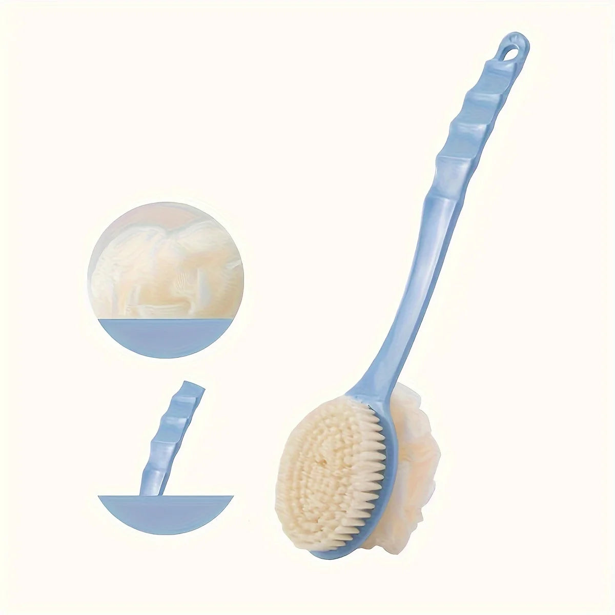 Brosse Exfoliante Corps Douche Manche Long - Gommage Peau Massage Nettoyage Dos Accessoire Salle de Bain Souple
