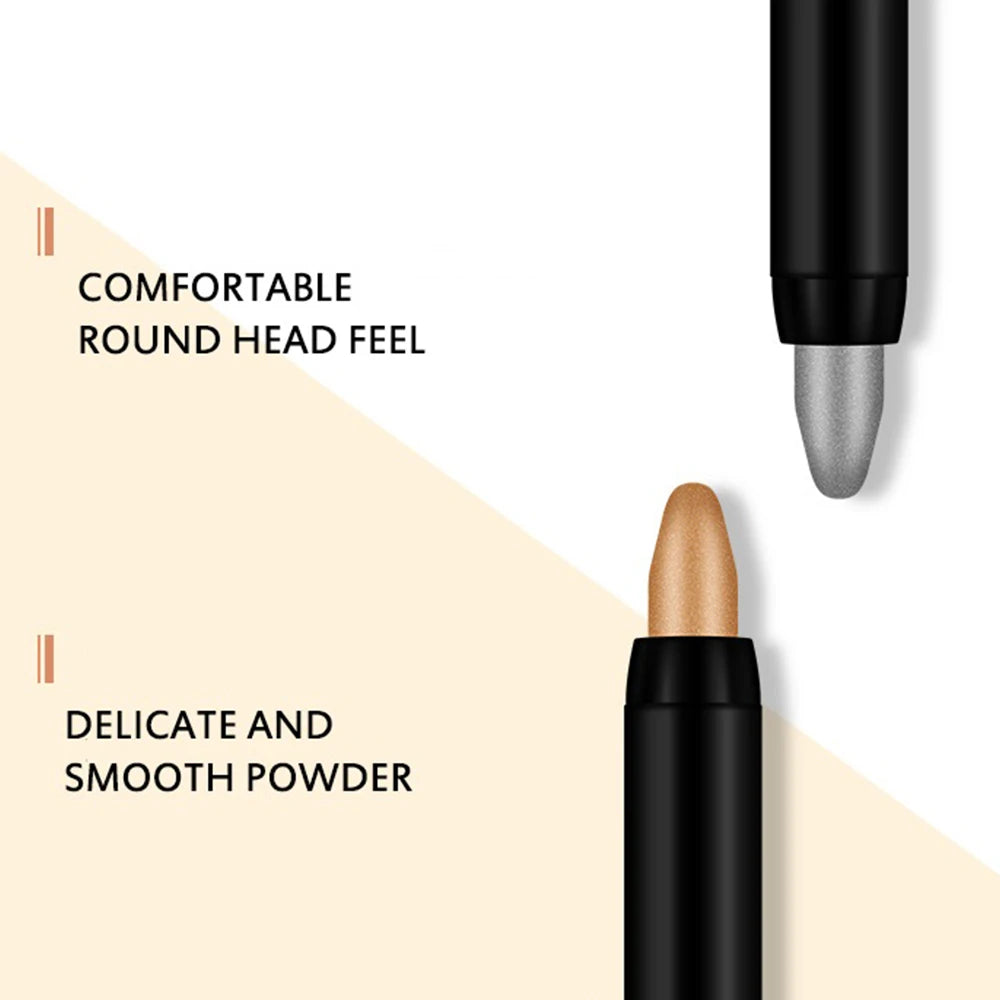 Lot 16 Crayons Fard à Paupières Stick Palette Yeux Nacré Highlighter Crayon Coin Interne Illuminateur Été Voyage