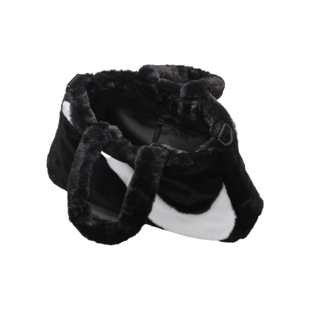 Tote Bag Nike Sportswear Faux Fur 10L Unisexe – Fourrure Synthétique Noire | FB3050-010