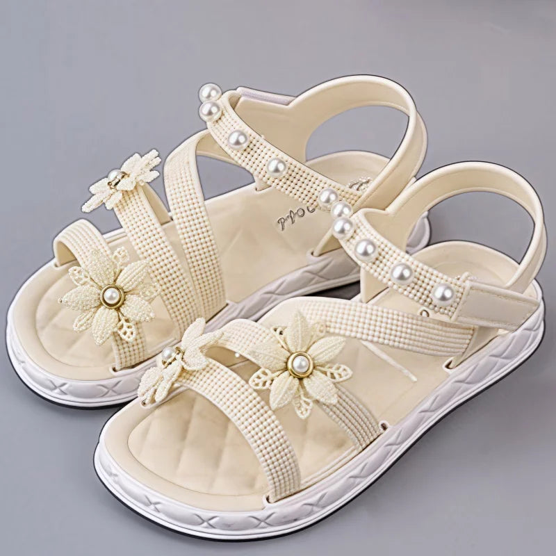 Sandales Fille Été Écologiques - Chaussures Princesse Élégantes Mode Enfant