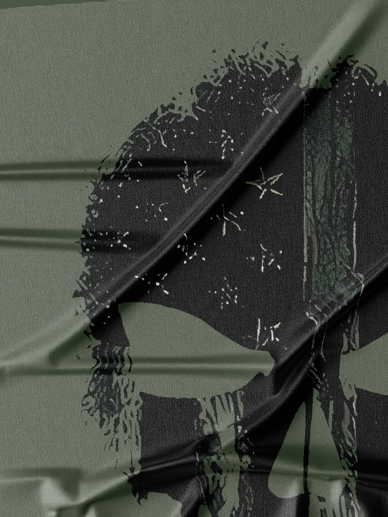 T-Shirt Homme Été 2025 Skull Print - Casual Respirant Léger