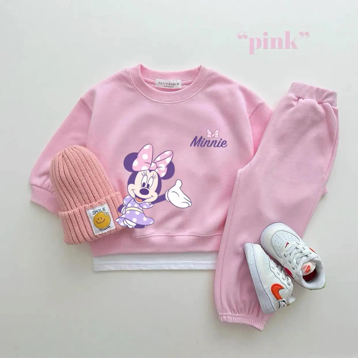 Ensemble Disney Fille 2 Pièces - Sweatshirt + Pantalon Automne Casual