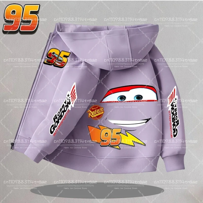 Veste à Capuche Garçon Cars Flash McQueen