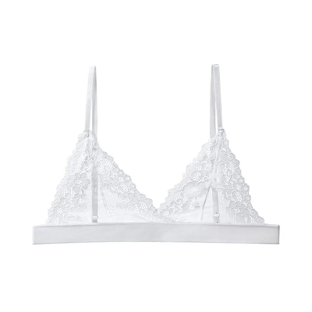 Brassière Dentelle Femme - Soutien-Gorge Tube Sans Armature Dos Nu | Lingerie Triangle Respirante