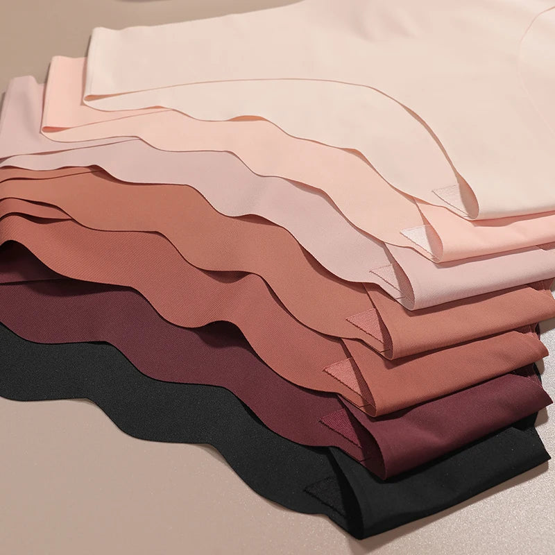 Culottes Femme Laser Cut Sans Trace - Taille Basse Soie Glacée Invisibles Seamless