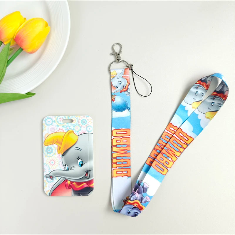 Lanière Tour de Cou Anime - Porte-Clés Badge ID Carte Crédit Téléphone Accessoire Charm Kawaii