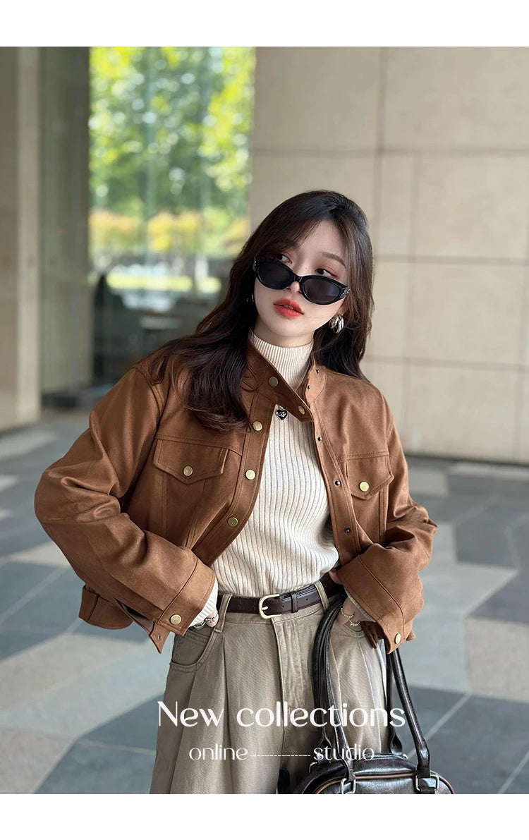 Pull Col Roulé Femme Hiver 2025 - Doublure Velours Épais Thermique Rétro