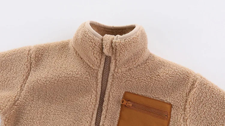 Manteau Fille 2-7 ans - Veste Hiver Chaude Capuche Fourrure Synthétique