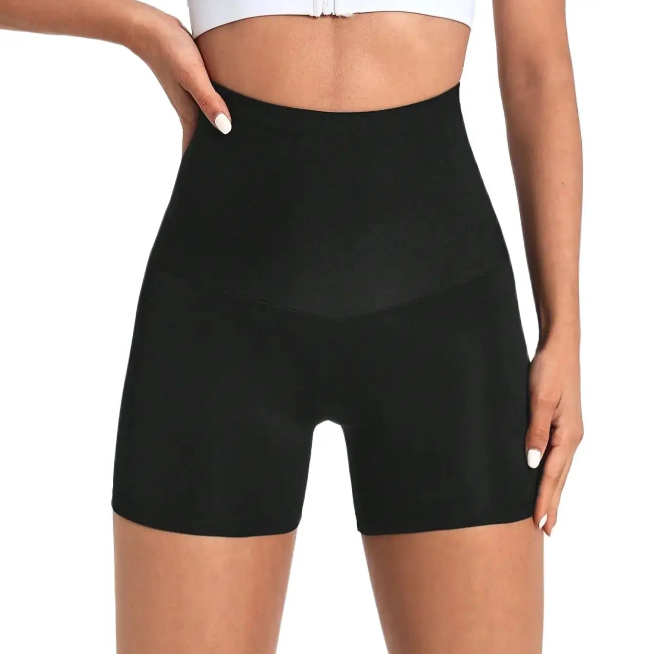 Short Sauna Taille Haute Femme - Fitness Respirant
