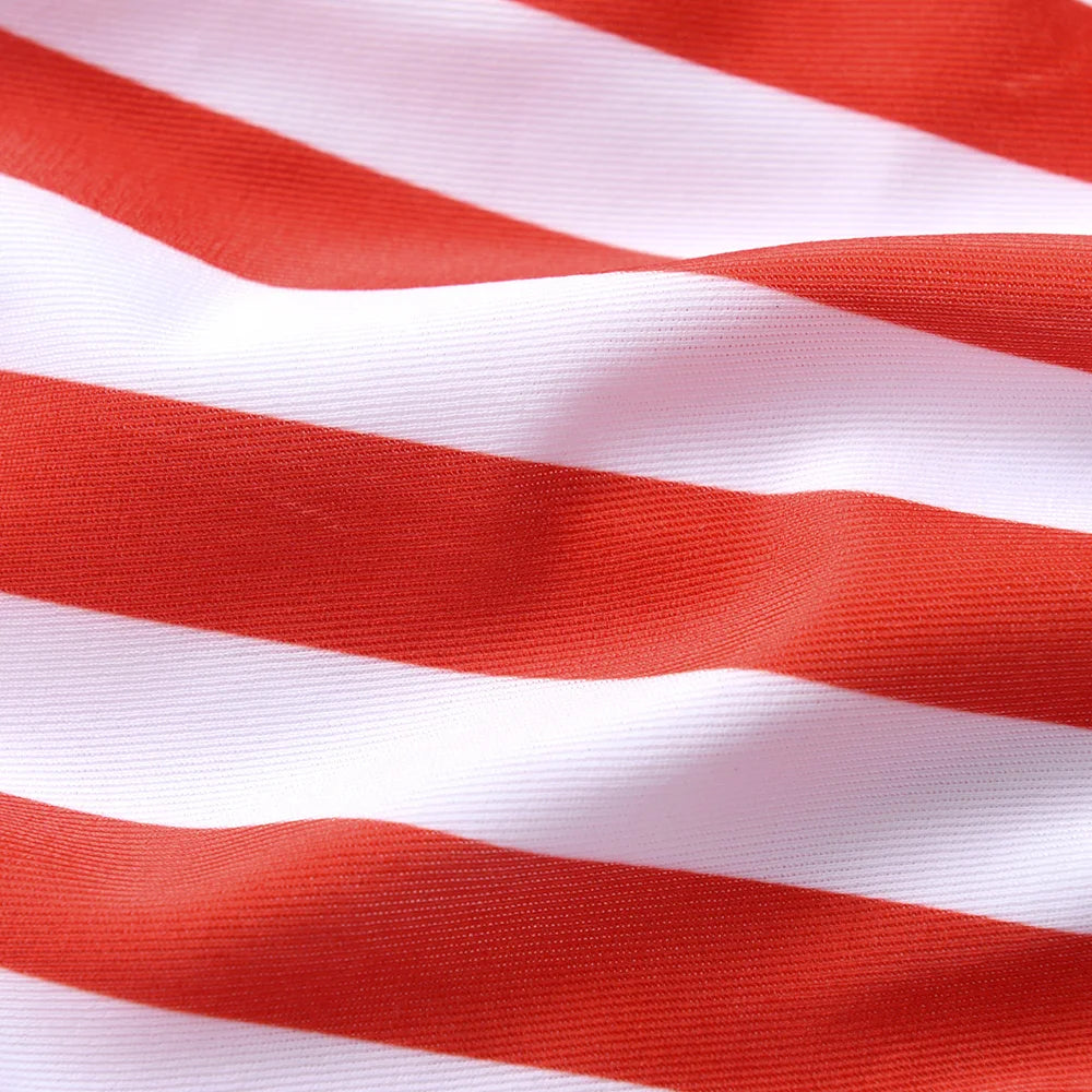 Bikini Fille 2 Pièces Drapeau Américain - Étoiles et Rayures Été