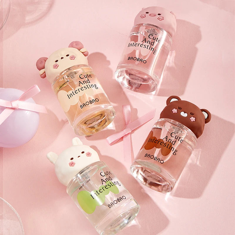 Parfum Fille 30ml - Fragrance Fruitée Naturelle Longue Durée Kawaii