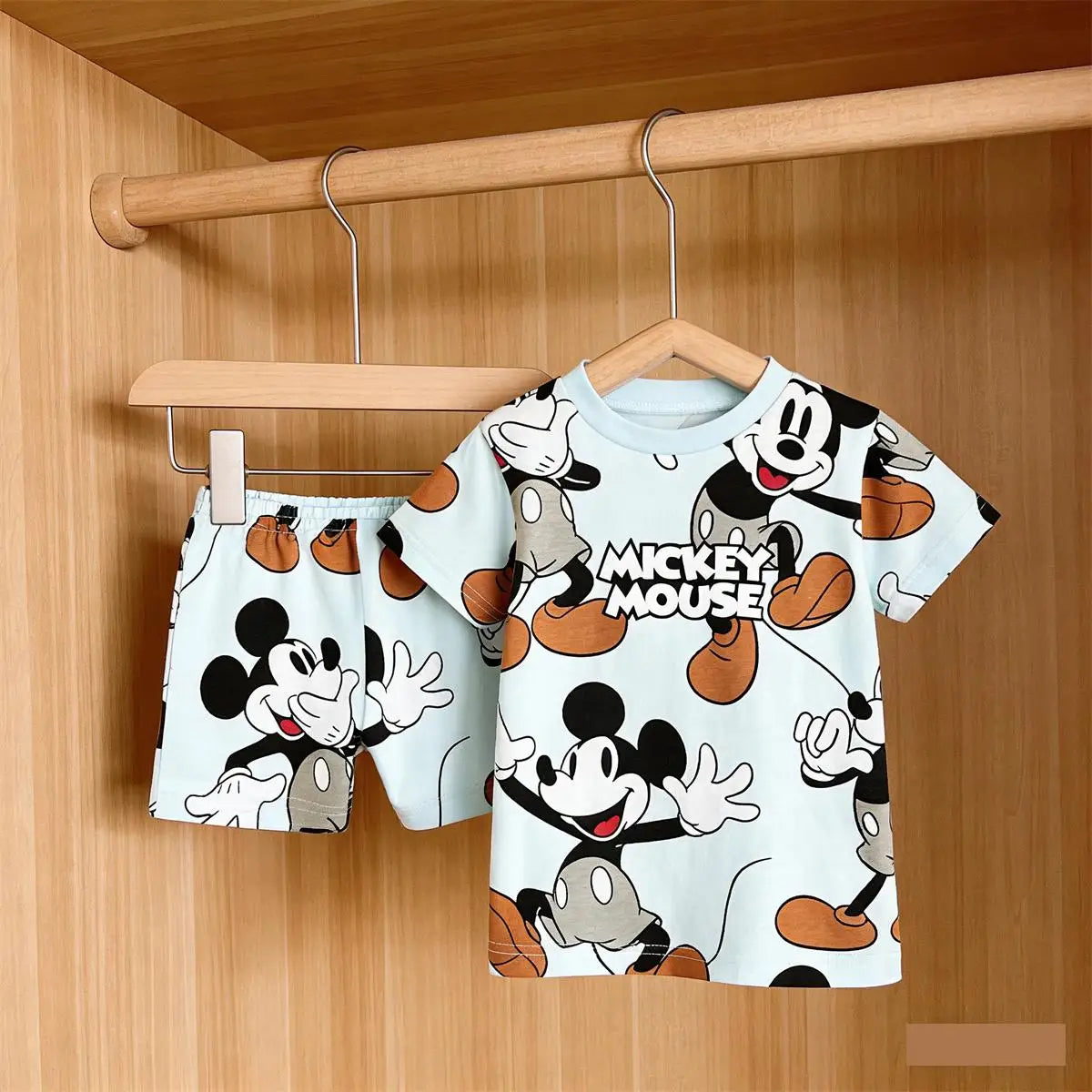 Ensemble Mickey Mouse Enfant Été - T-shirt + Short Disney 2 Pièces