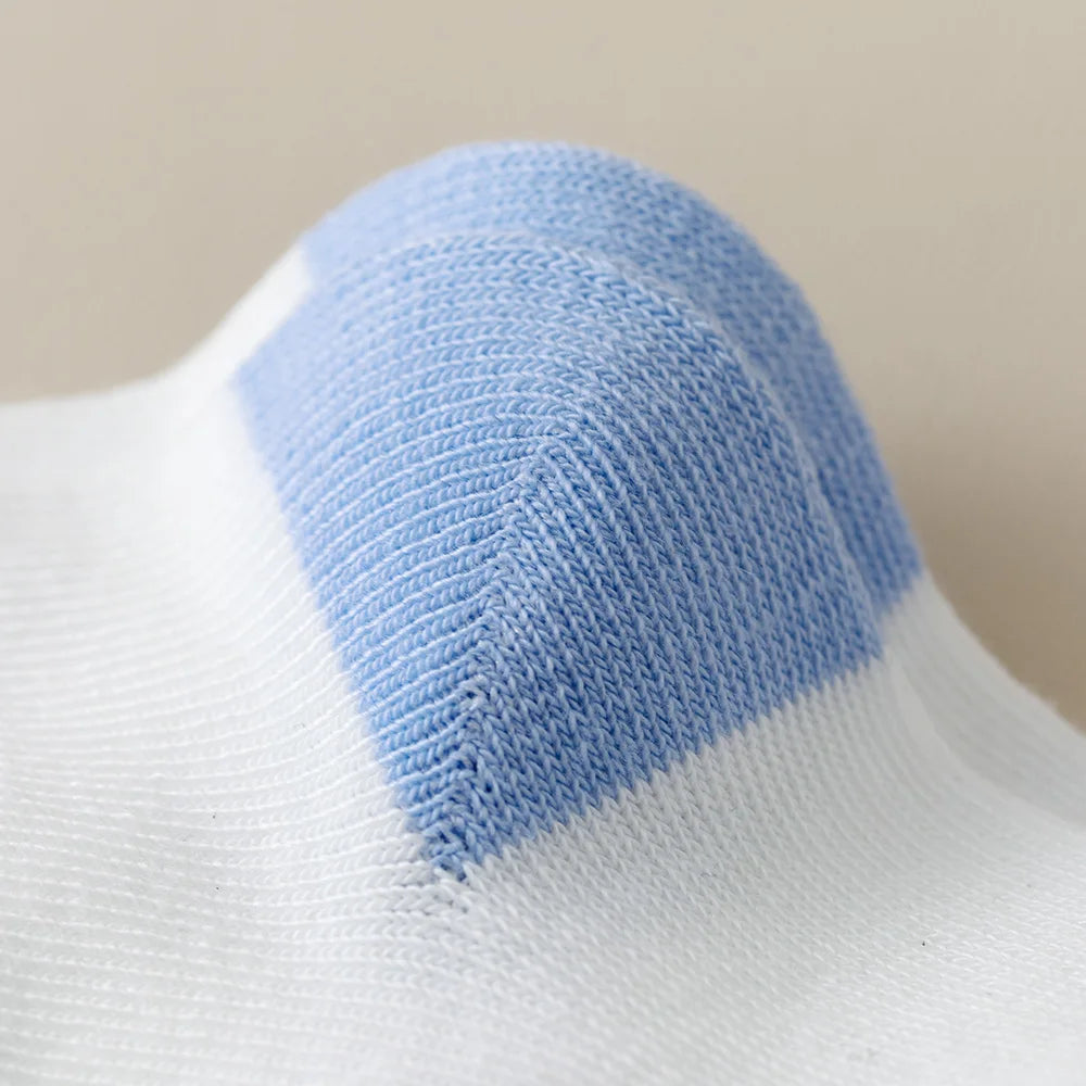 Lot 5 Paires Chaussettes Garçon Printemps Été - Fines Mesh Courtes Bébé Enfant